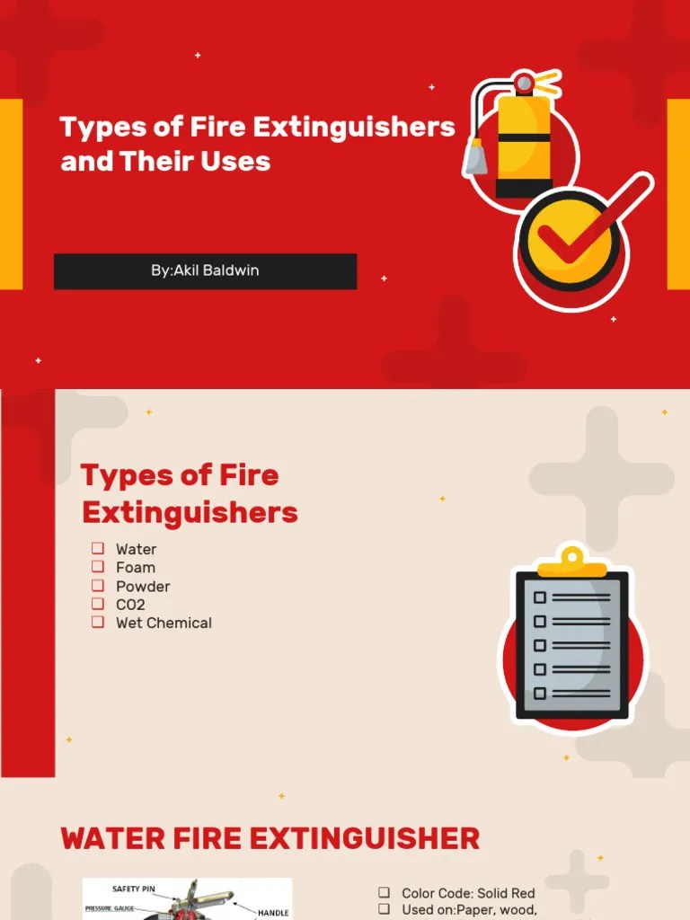 Types Of Fire Extinguishers | PDF