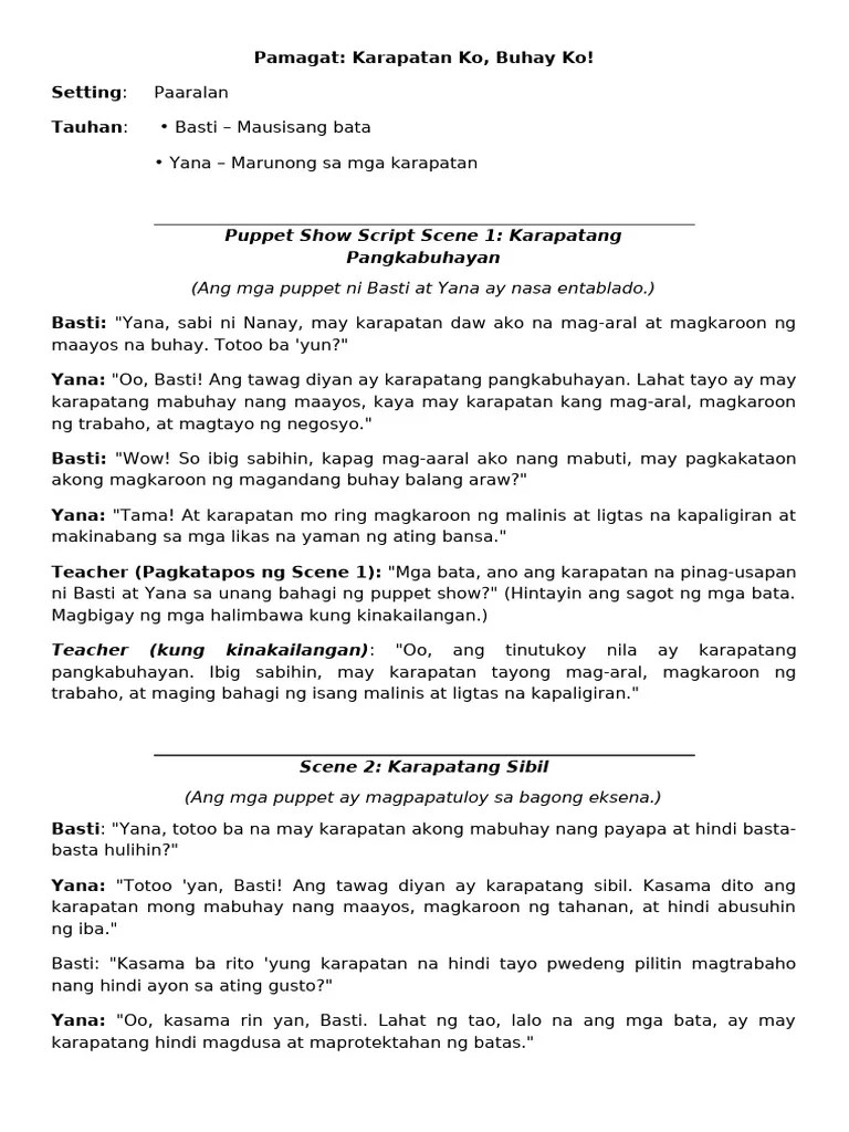 Script Puppet-Show | PDF