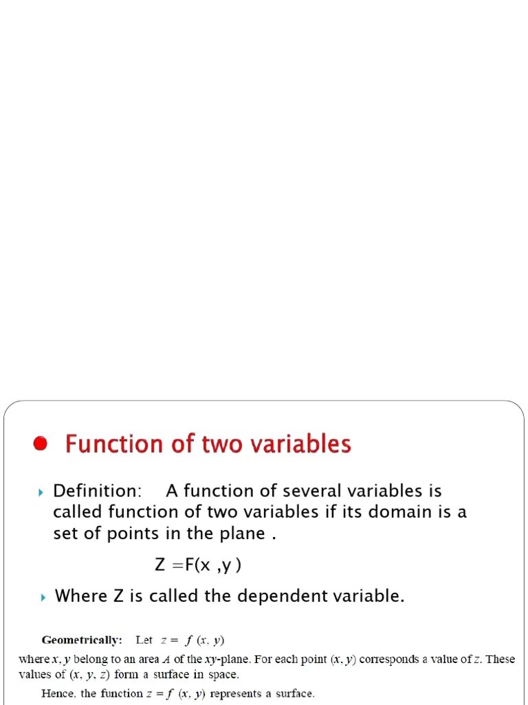 Multivariate Calculus-1 | PDF