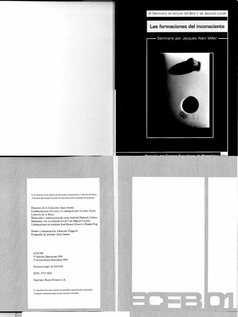 Las Formaciones Del Inconsciente. Seminario Miller | PDF