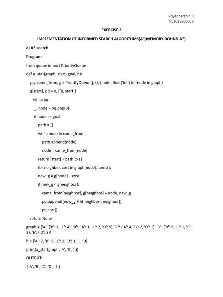 Exercise 2 Aiml.docx | PDF