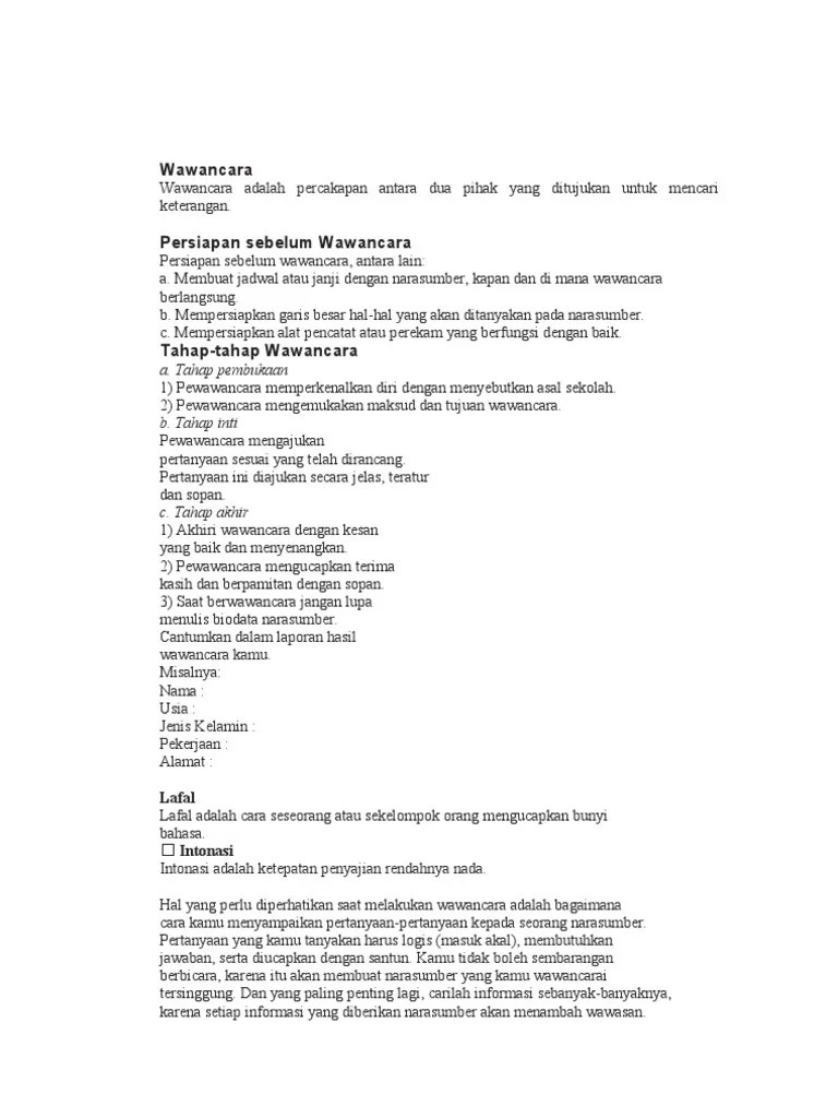 Soal Bahasa Indonesia Kelas 5 Semester 1 2 Dan Kunci Jawabannya 