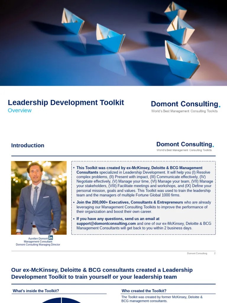 Leadership Development Toolkit - Overview | PDF | Communication | Negotiation