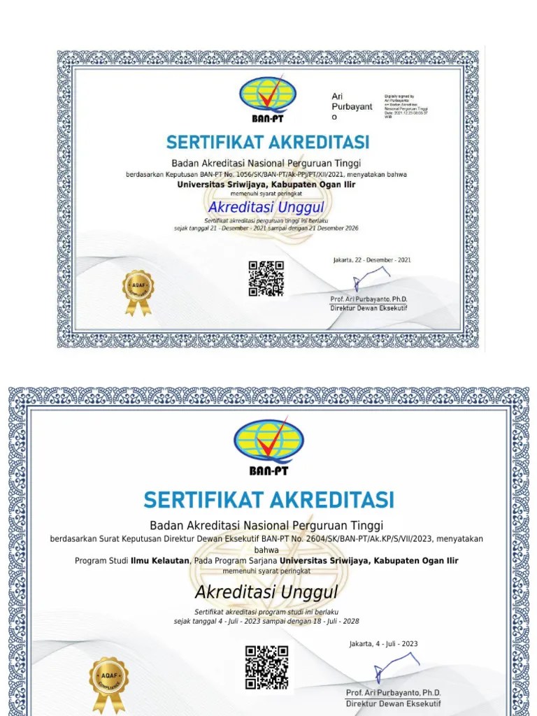 Akreditasi Perguruan Tinggi Dan Program Studi | PDF