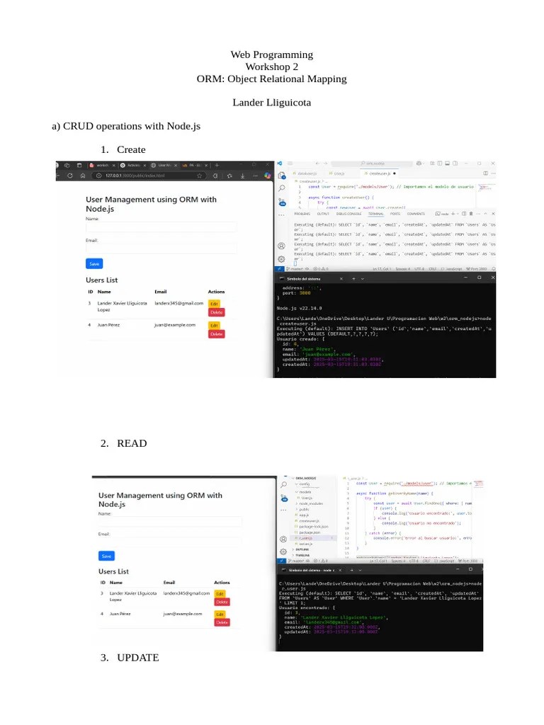 ORM Object Relational Mapping | PDF | My Sql | Web Application