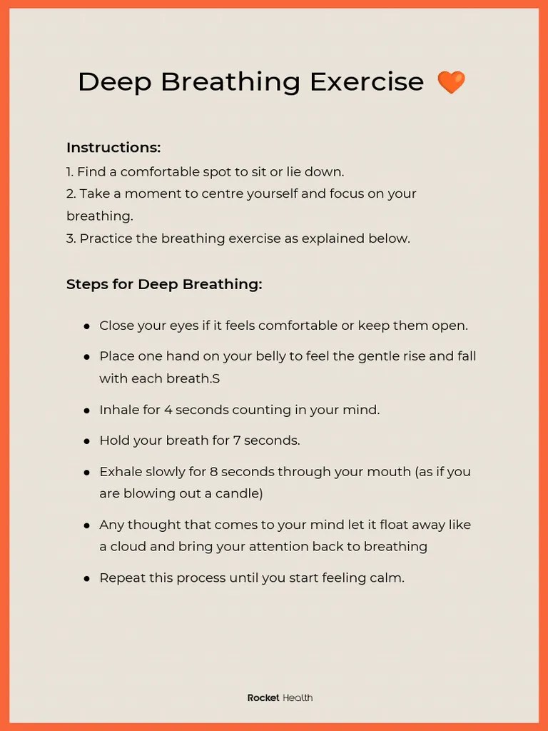 Deep Breathing Exercise | PDF