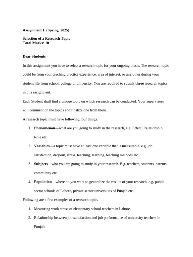 Spring 2025_EDUA630_1 | PDF