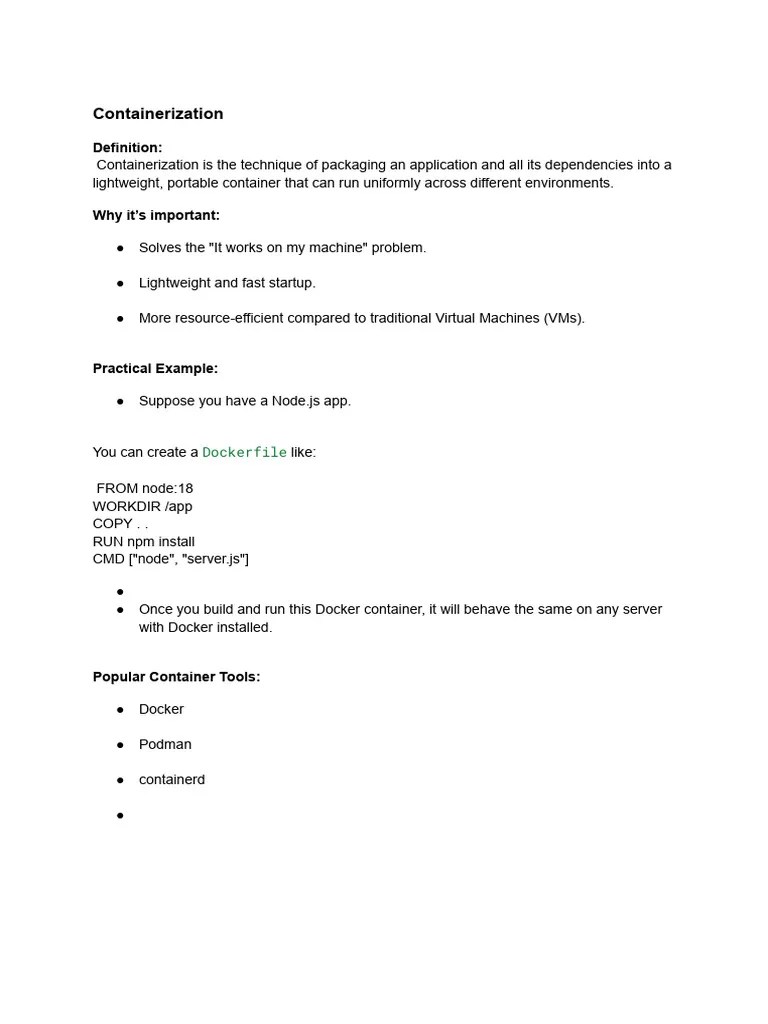 Container Ization | PDF