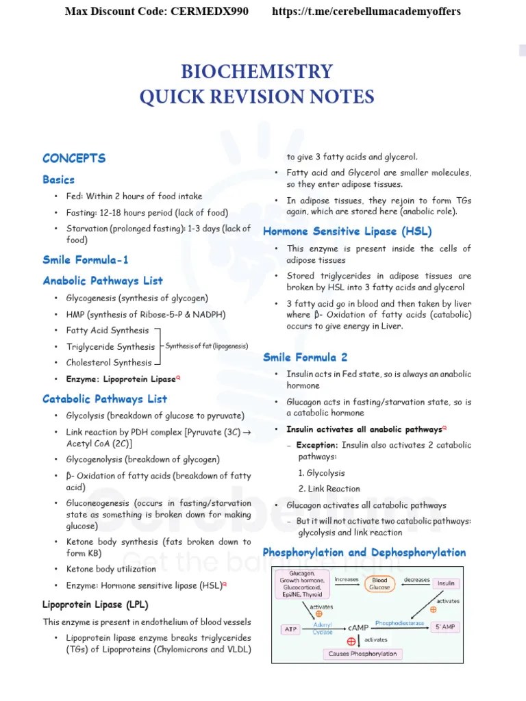 Biochemistry | PDF | Glycolysis | Adenosine Triphosphate