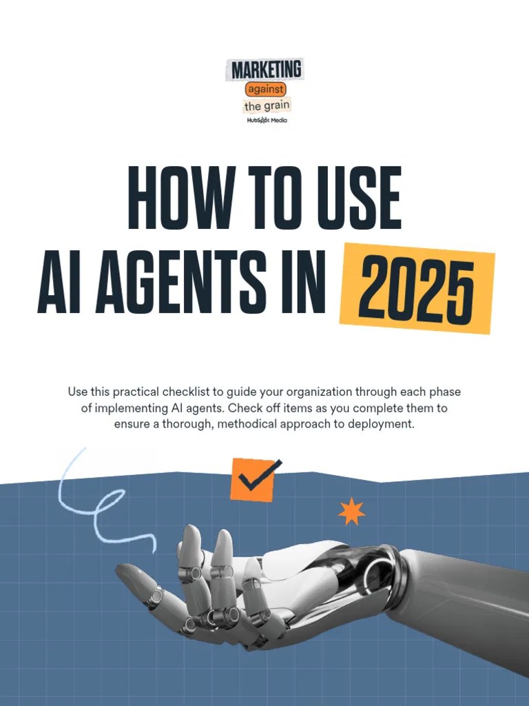 Ai Agents Implementation Checklist 2025 Pdf Performance Indicator