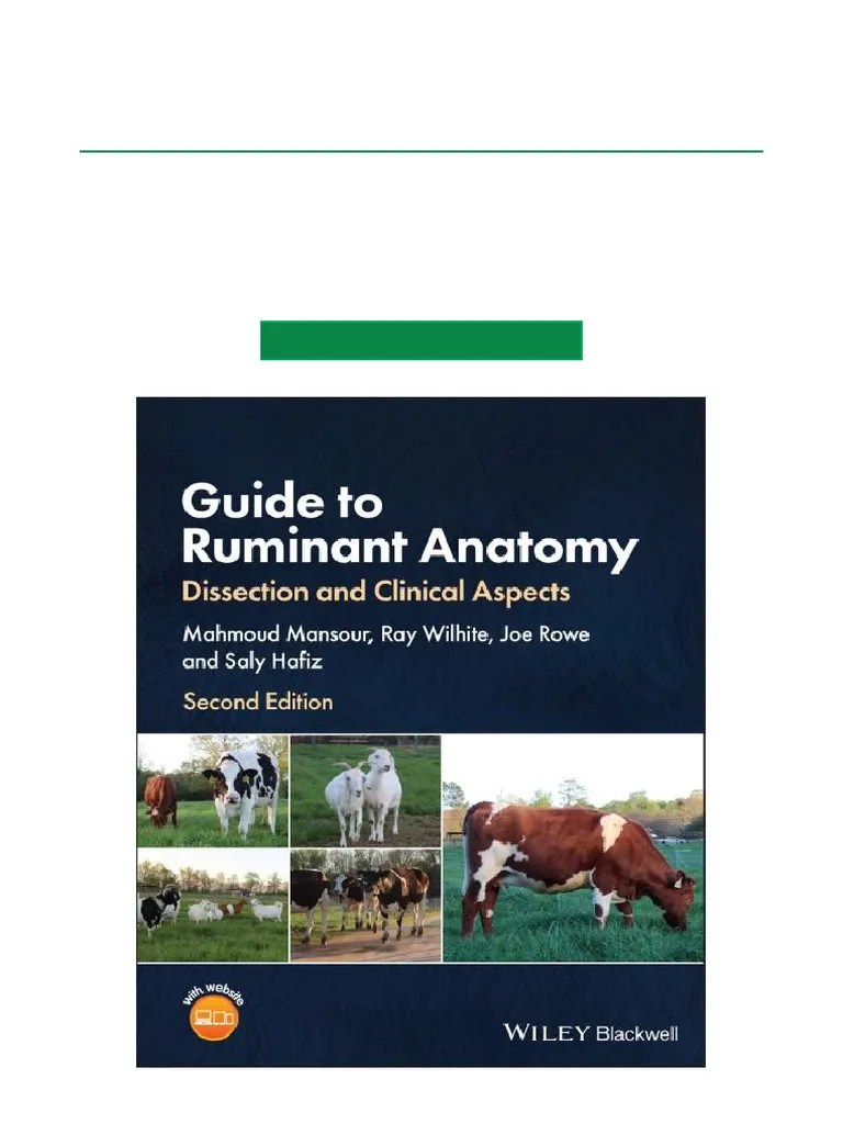 Guide To Ruminant Anatomy Dissection And Clinical Aspects 2nd Edition PDF DOCX Download | PDF ...