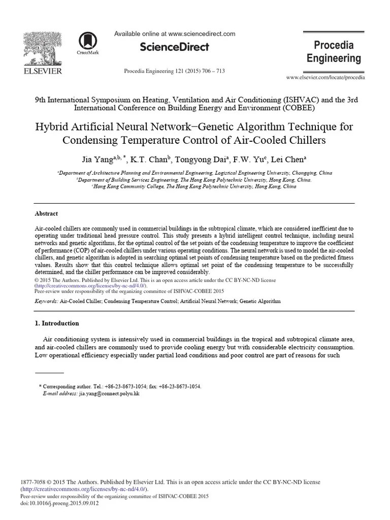 Hybrid Artificial Neural Network Genetic Algorithm Pdf Mathematical