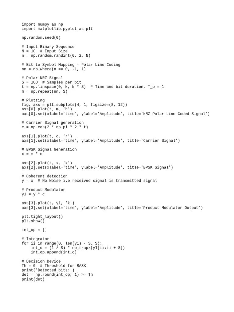 Bpsk Mod Demod 11 Pdf