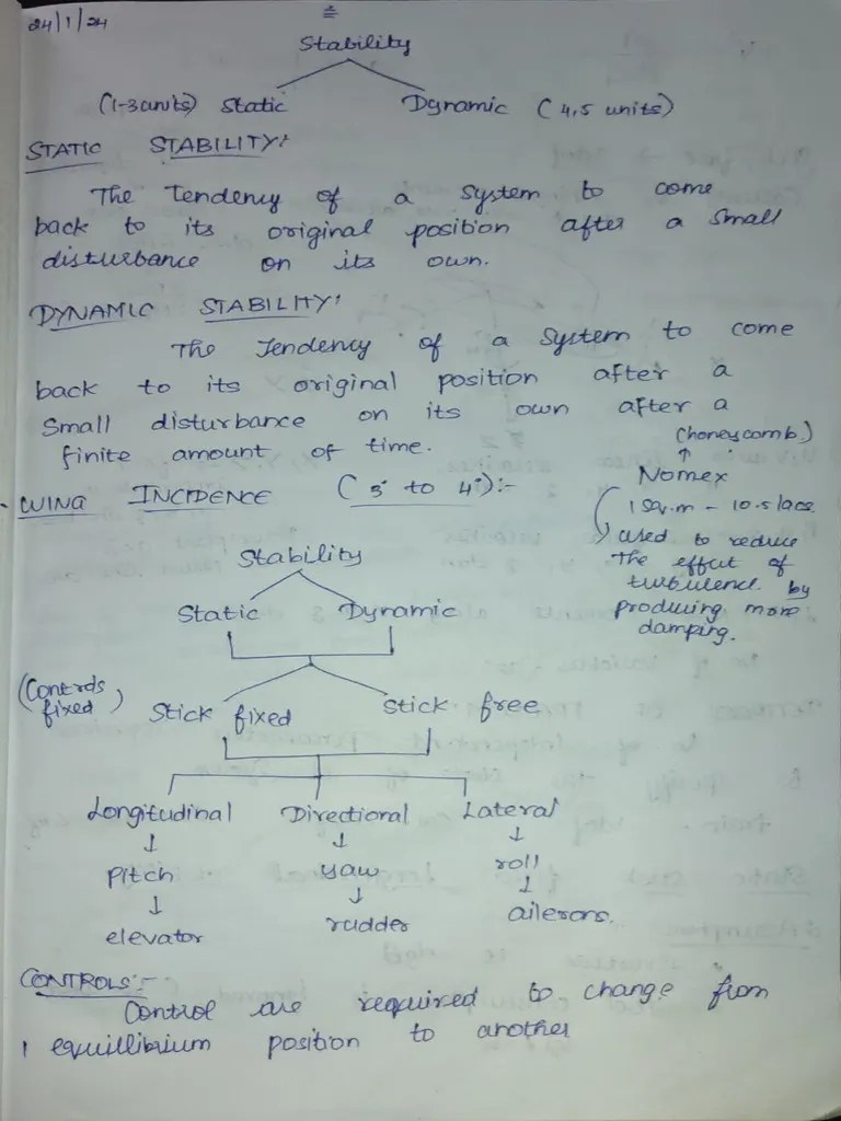 Stability Notes Pdf