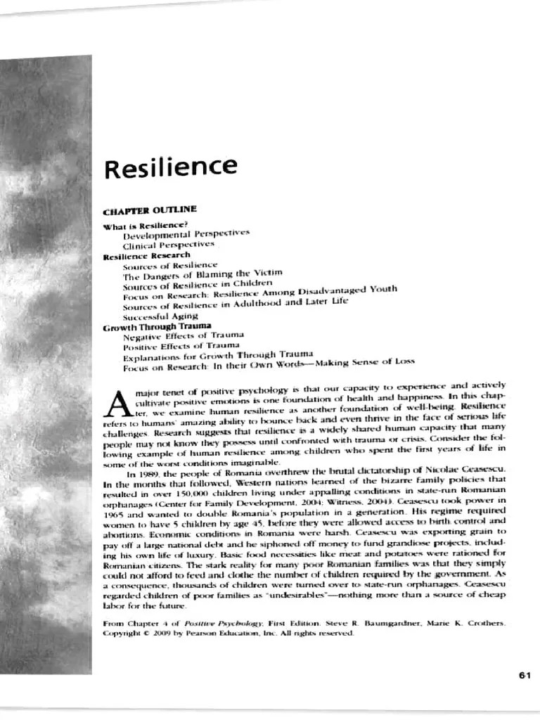 Resilience Growth Through Trauma Pdf