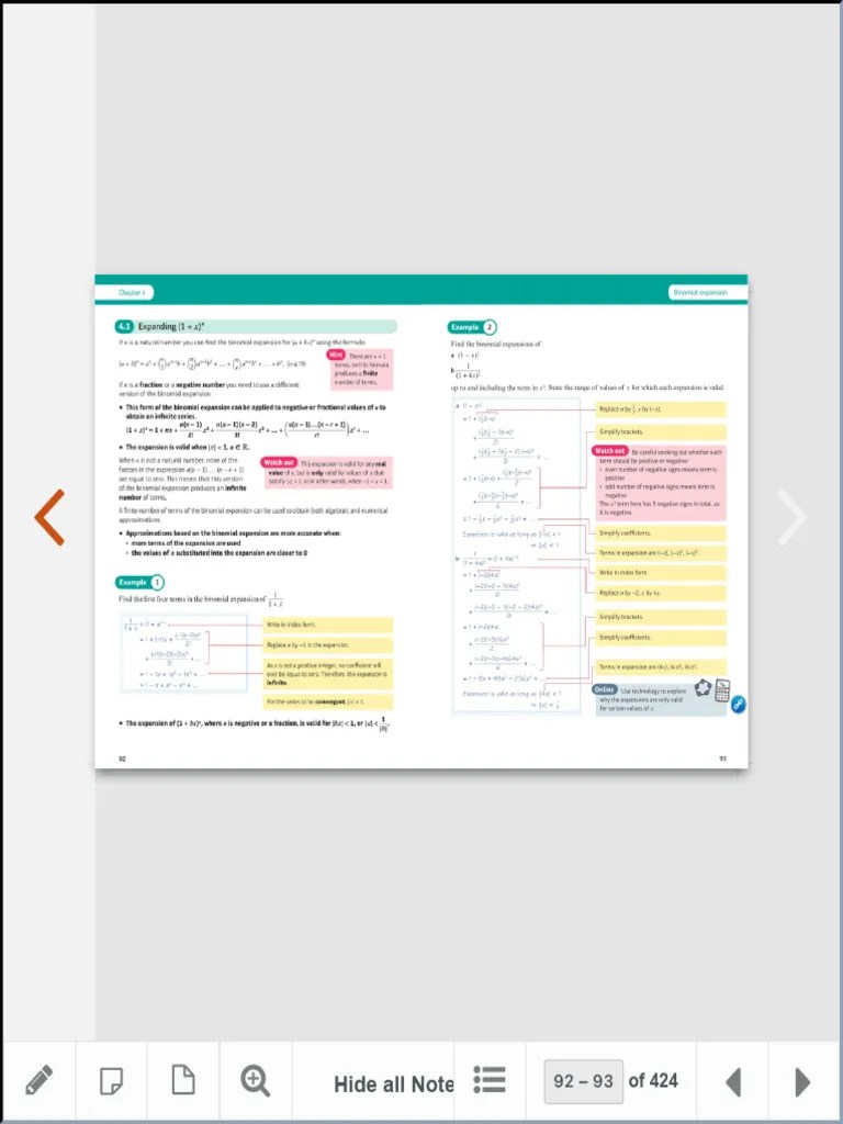 Edexcel A Level Mathematics Pure Mathematics Year 2 ActiveBook ...