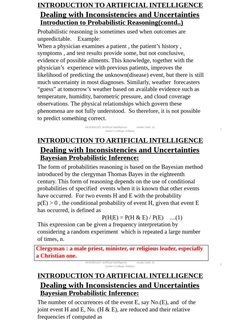 Introduction To Bayesian Probabilistic Inference | PDF | Bayesian ...