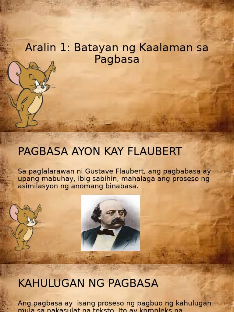 Aralin 1 Pagbasa Pdf