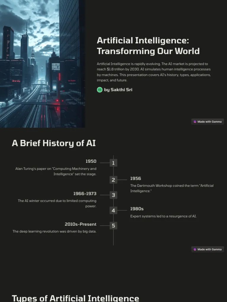 Artificial Intelligence Transforming Our World Pdf Artificial