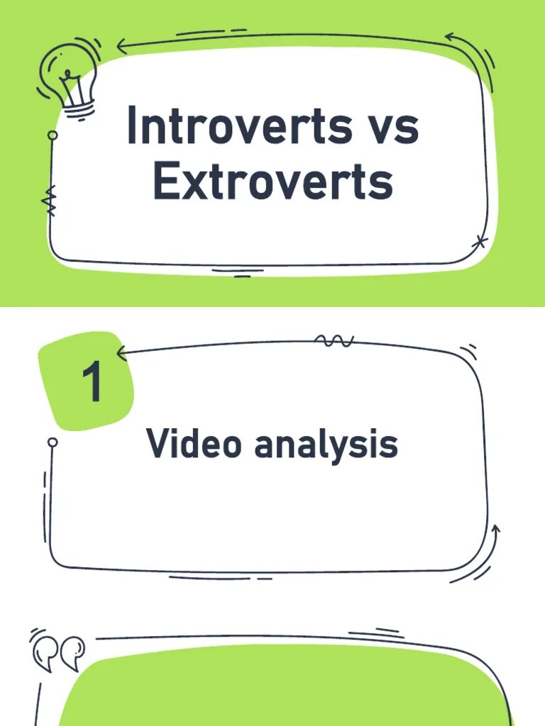 Introverts And Extroverts Reading Comprehension Giving Opinions | PDF | Extraversion And ...