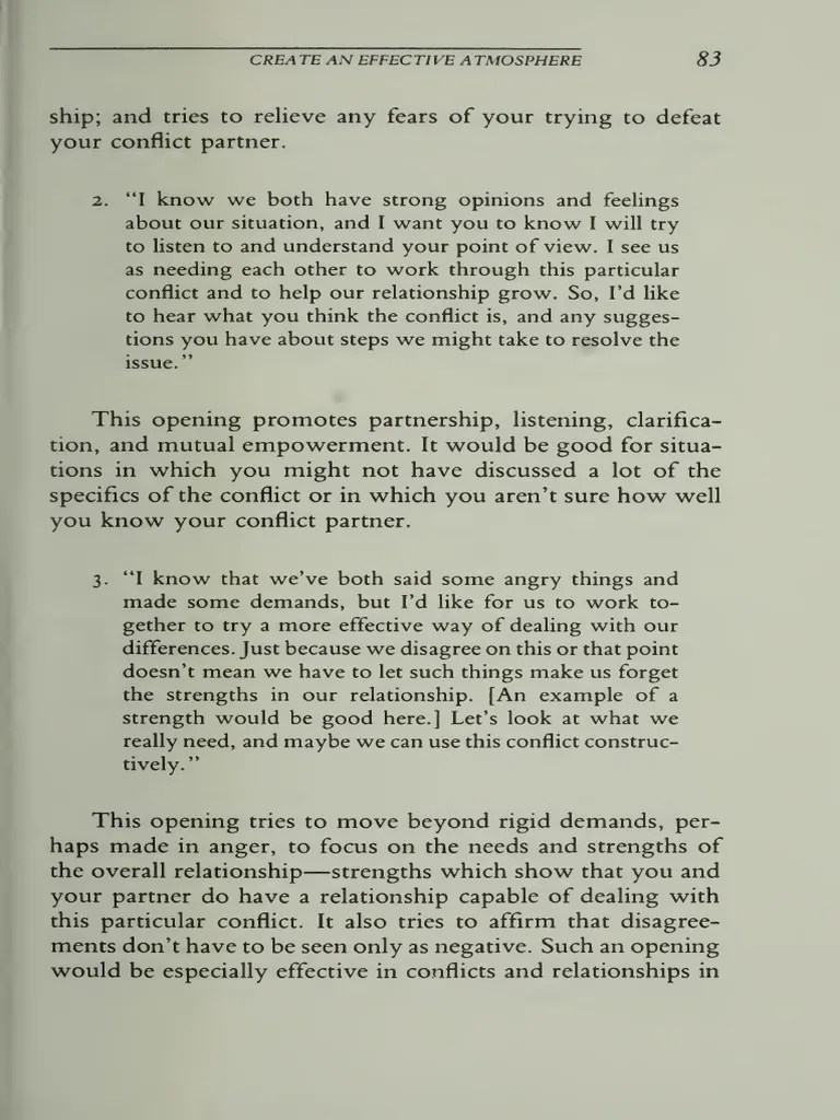 The Eight Essential Steps To Conflict Resolution Preserving Relationships At Work, At Home, And ...