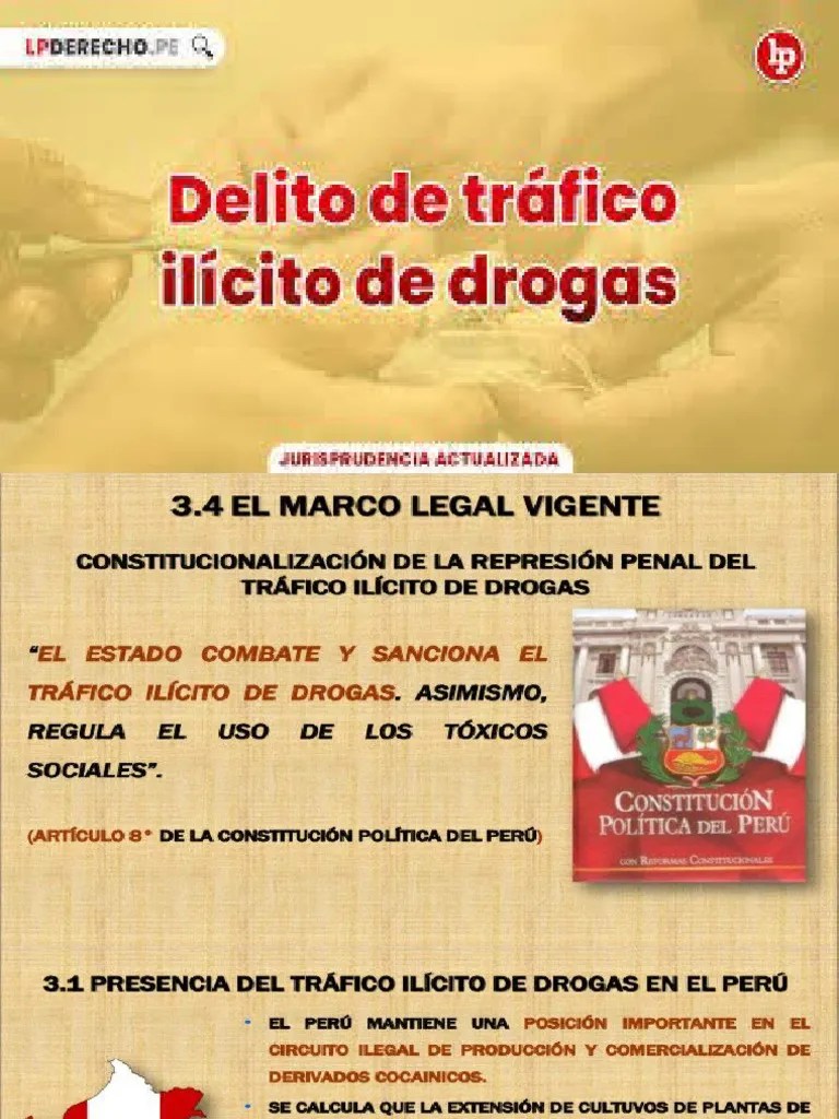 Delito De Trafico Ilicito De Drogas | PDF