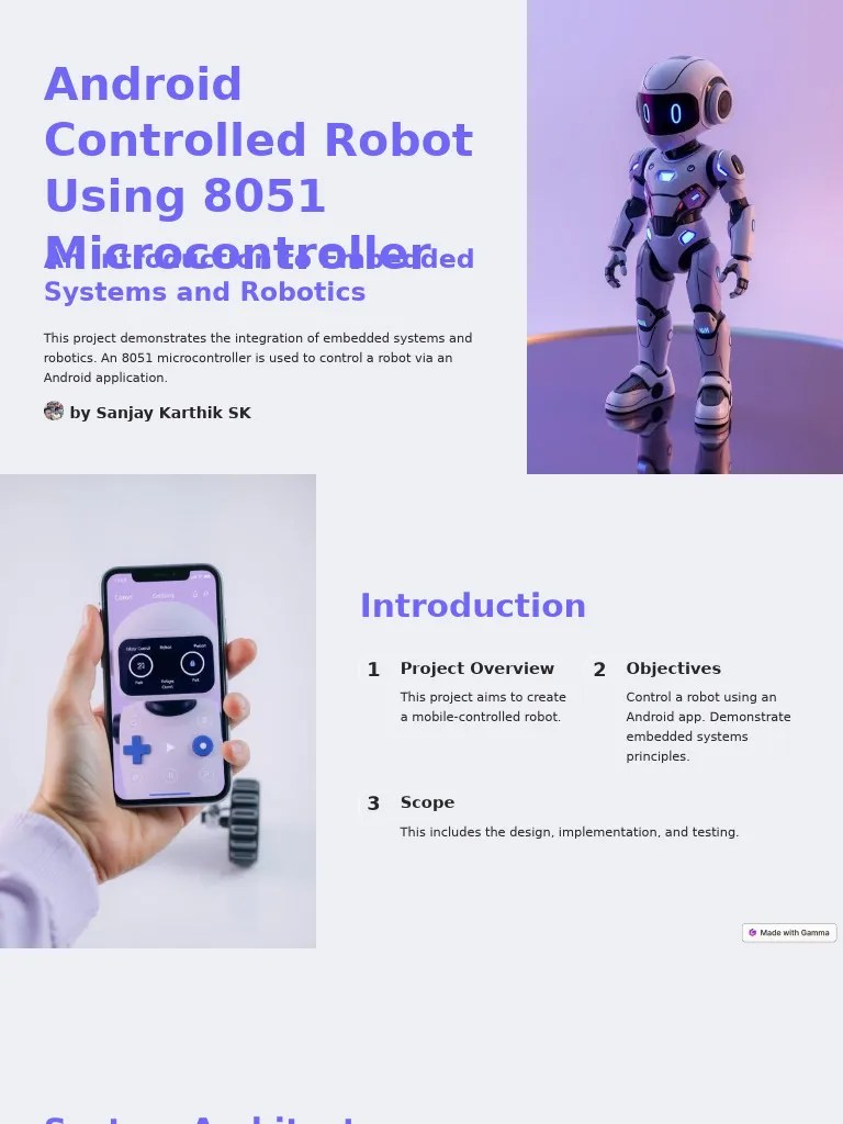 Android Controlled Robot Using 8051 Microcontroller (1) | PDF ...