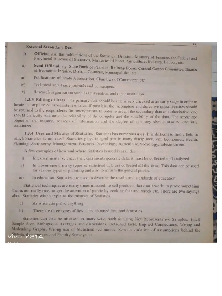 Secondary Data | PDF