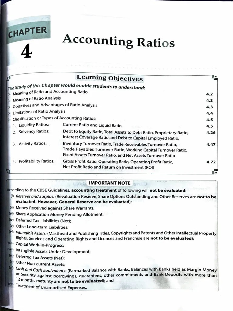 Ratios Theory And Formulas | PDF