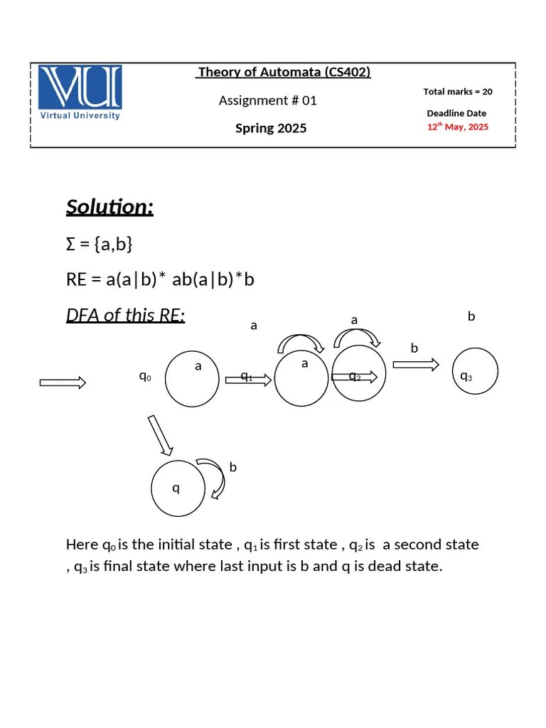 CS402 Assignment 1 Solution | PDF