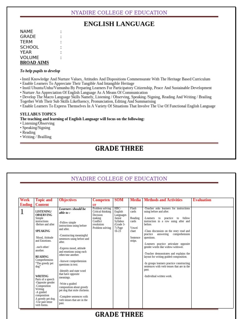 Grade 3 Term 2 English Pdf Reading Comprehension English Language