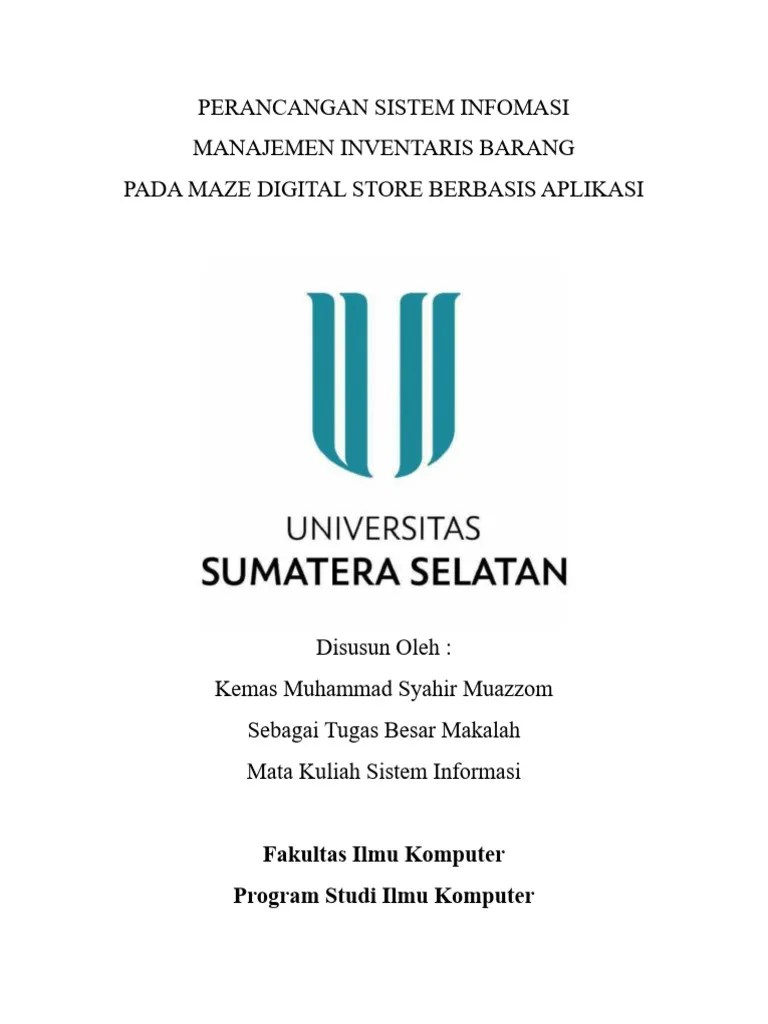 Perancangan Sistem Informasi Manajemen Inventaris Barang Pada Maze ...