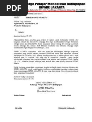Setelah menginterview beberapa orang yang dipanggil, pihak perusahaan pun tentu akan lebih mudah untuk. Contoh Surat Audiensi Ke Perusahaan Contoh Surat Baik Benar 2020