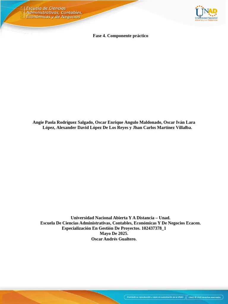 Fase 4 Componente Práctico - Prácticas Simuladas - Grupo 102437378 - 1 | PDF | Marketing ...