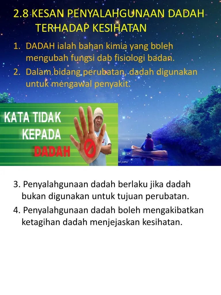 Penyalahgunaan dadah disebabkan genetik, kesihatan mental, keluarga dan persekitaran sosial berupaya untuk merosakkan otak. 2 8 Kesan Penyalahgunaan Dadah Terhadap Koordinasi Badan Dan Kesihatan Pdf