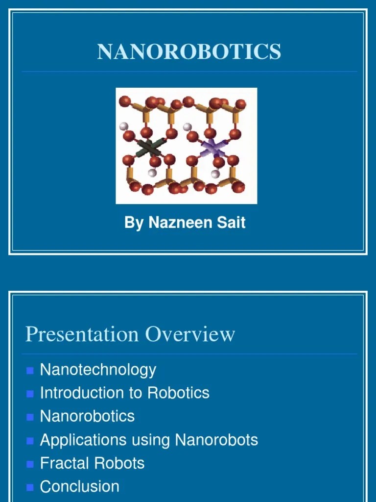 Nano Robotics 1 Nanotechnology 19 Views