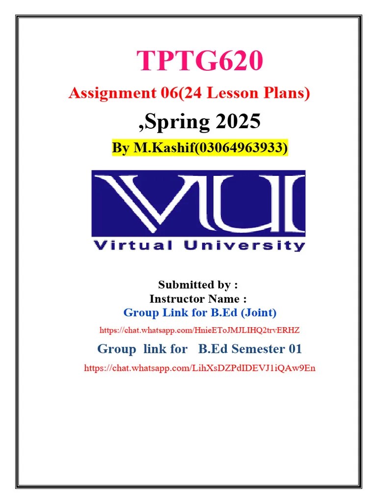 TPTG620 - Assignment 06 - Spring 2025 - Sample Solution | PDF | Nutrition | Diet & Nutrition