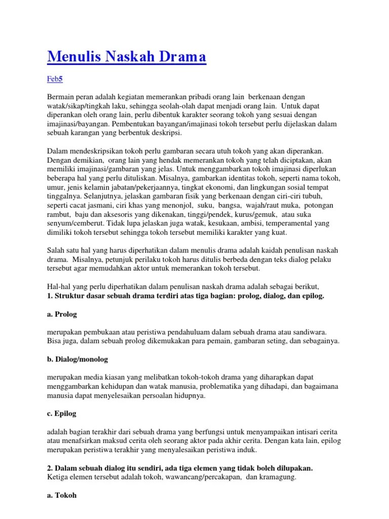 Dari teks drama operasi yang sukses tersebut, kamu dapat membuat . 71 Contoh Naskah Epilog