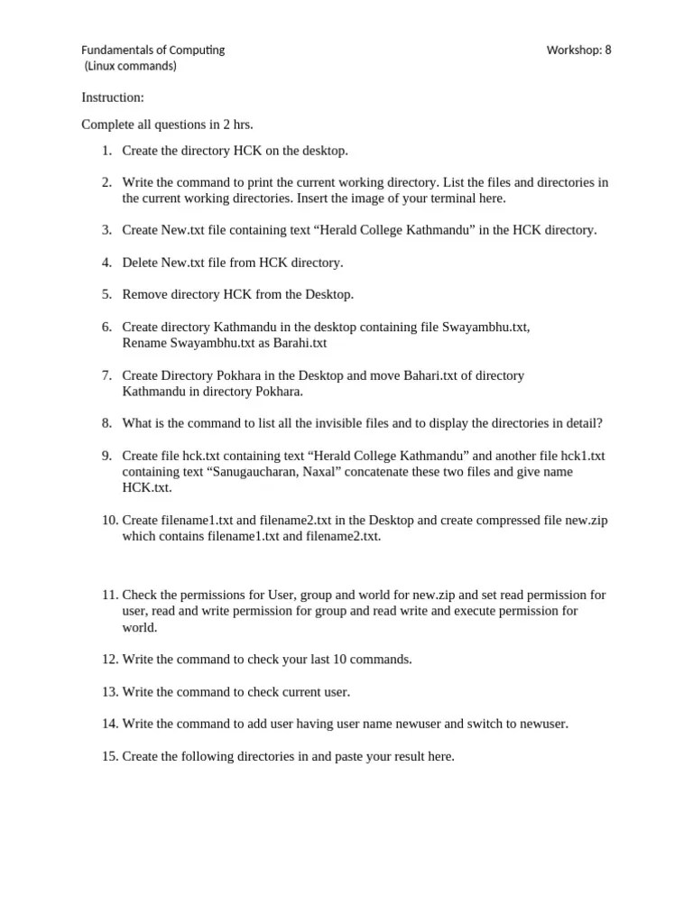 Week-8 Workshop | PDF