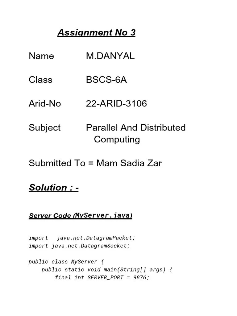 Parallel And Distributed Computing | PDF | Computer Data | Software ...