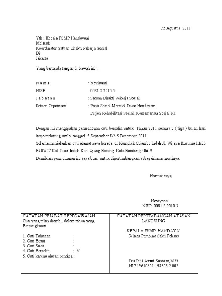 Featured image of post Contoh Surat Pengajuan Cuti Menikah Menikah merupakan moment penting di dalam suatu kehidupan manusia