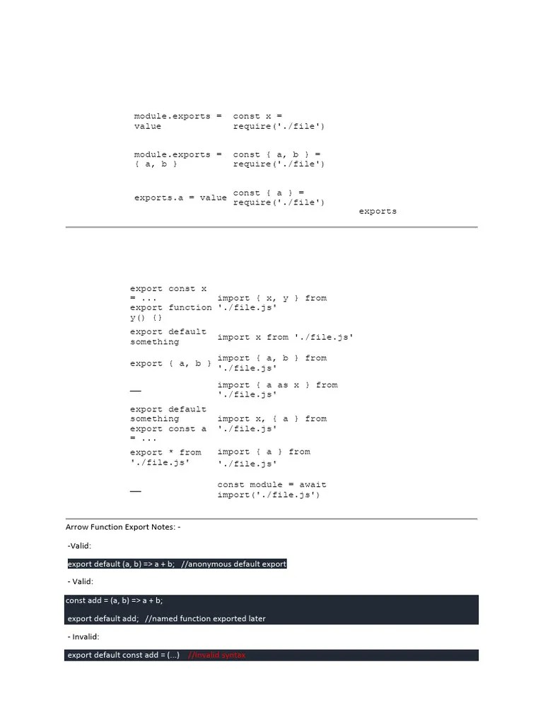 Javascript Export And Import | PDF | Software | Computer Science