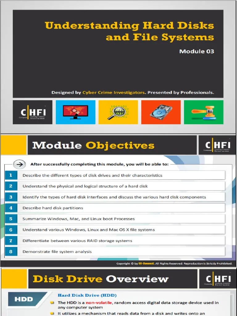 Module 3 Understanding Hard Disks And File Systems | PDF