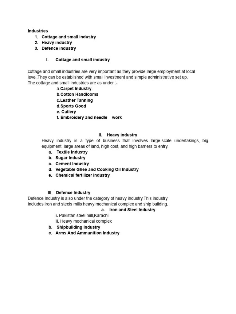 Industries Pst Presentation Pdf