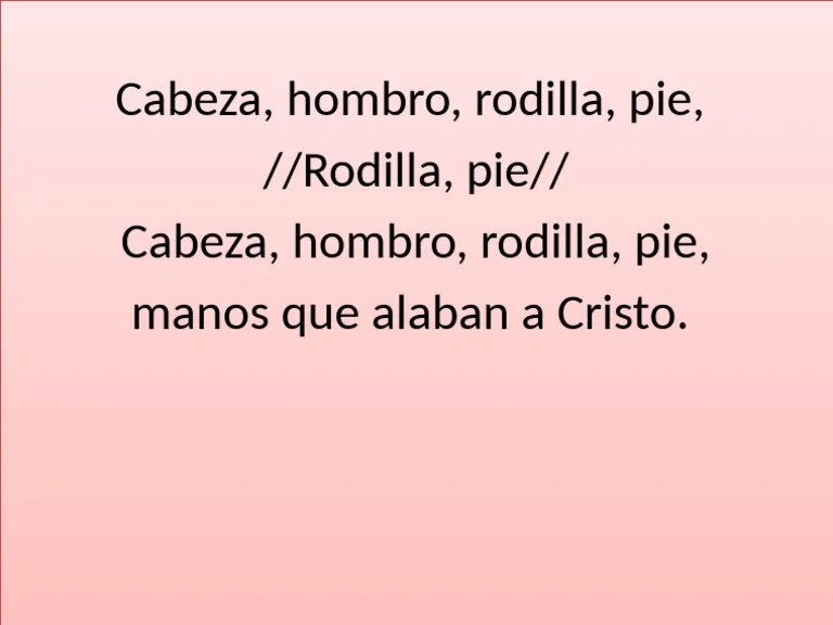 Cabeza, Hombro, Rodilla, Pie | PDF