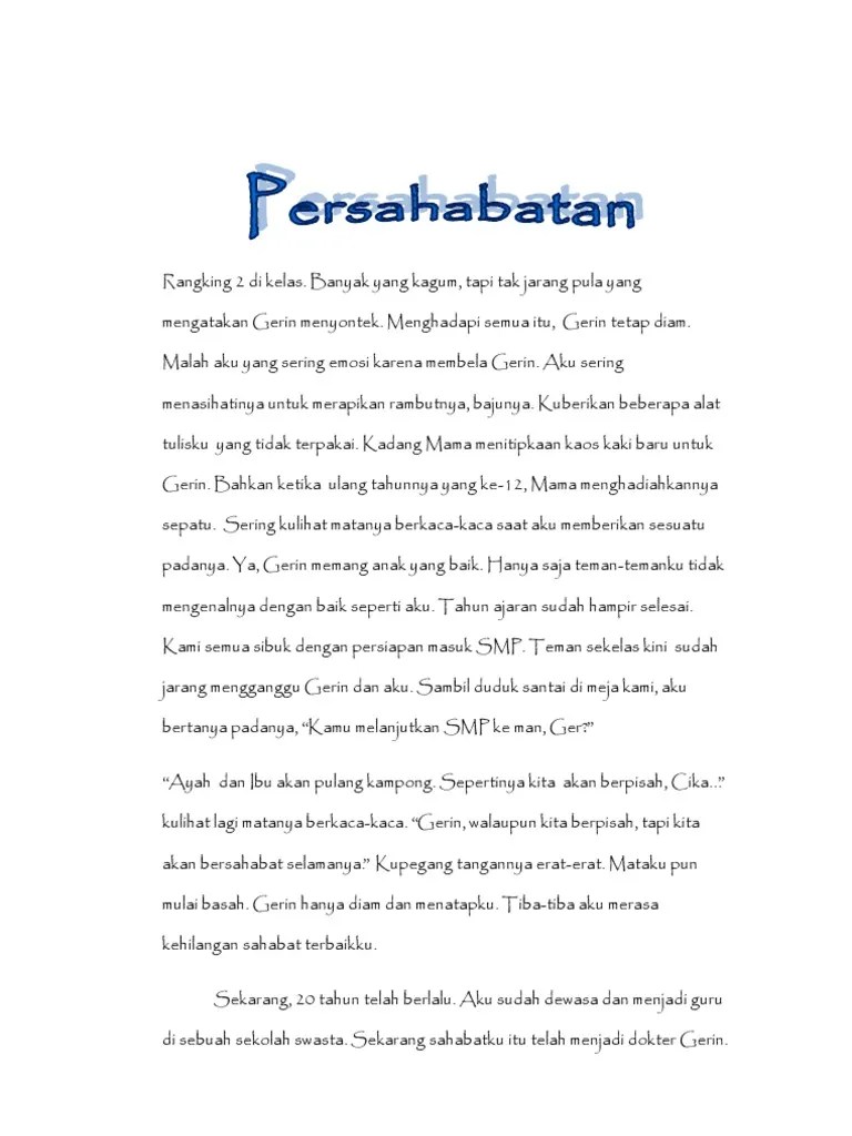 Tugas Unsur Instrinsik Dan Ekstrinsik Cerpen | PDF