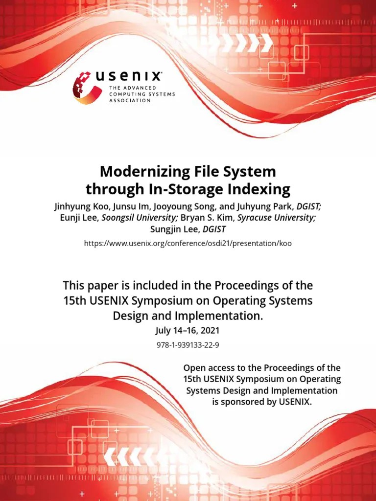 Modernizing File System | PDF | File System | Solid State Drive