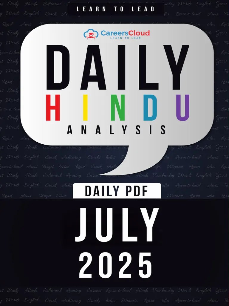 July 4_ The Hindu Editorial Analysis | PDF | Waste | Environmental Remediation