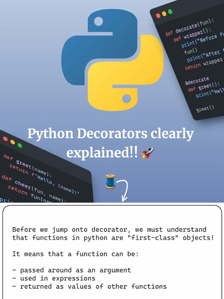 Decorators In Python Clearly Explained 1733407909 | PDF
