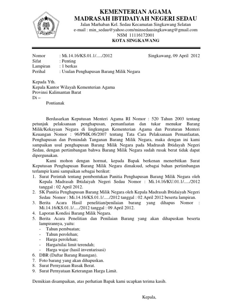 Utusan penggugat tersebut bahwa surat permohonan penghapusan npwp tidak dapat. USULAN PENGHAPUSAN BARANG